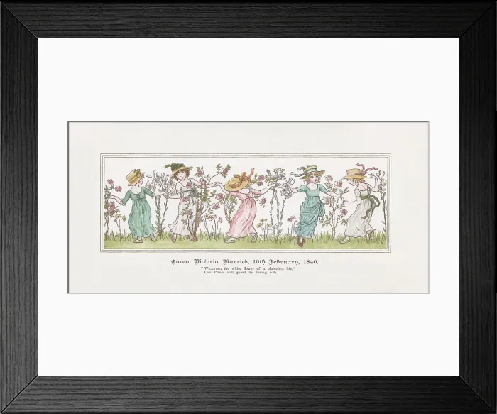 Framed Print : Kate Greenaway Framed Print : Kate Greenaway