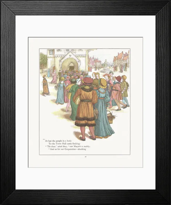 Framed Print : Kate Greenaway Framed Print : Kate Greenaway