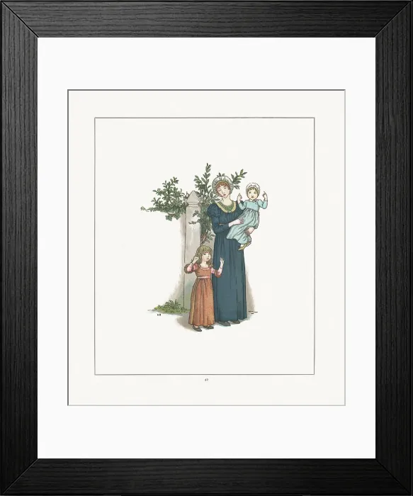 Framed Print : Kate Greenaway Framed Print : Kate Greenaway