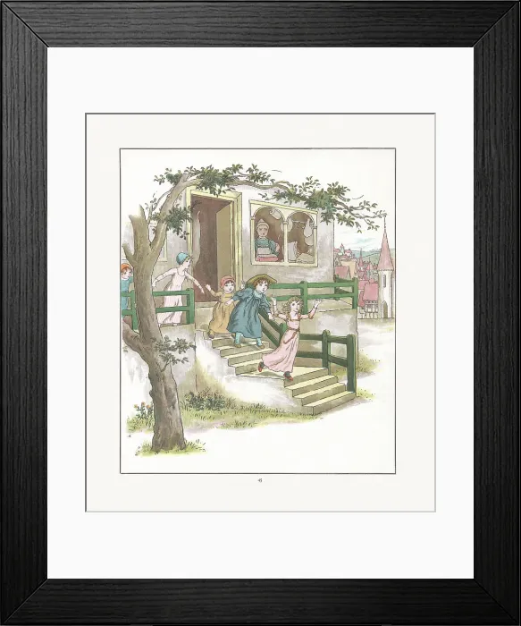 Framed Print : Kate Greenaway Framed Print : Kate Greenaway