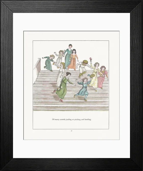 Framed Print : Kate Greenaway Framed Print : Kate Greenaway