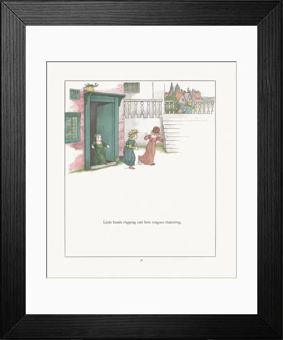 Framed Print : Kate Greenaway Framed Print : Kate Greenaway