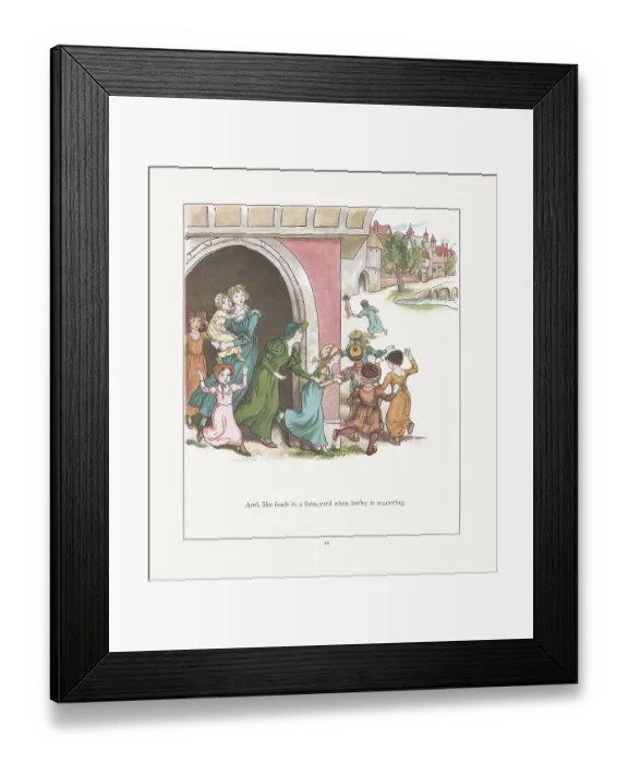 Framed Print : Kate Greenaway Framed Print : Kate Greenaway