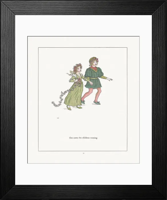 Framed Print : Kate Greenaway Framed Print : Kate Greenaway