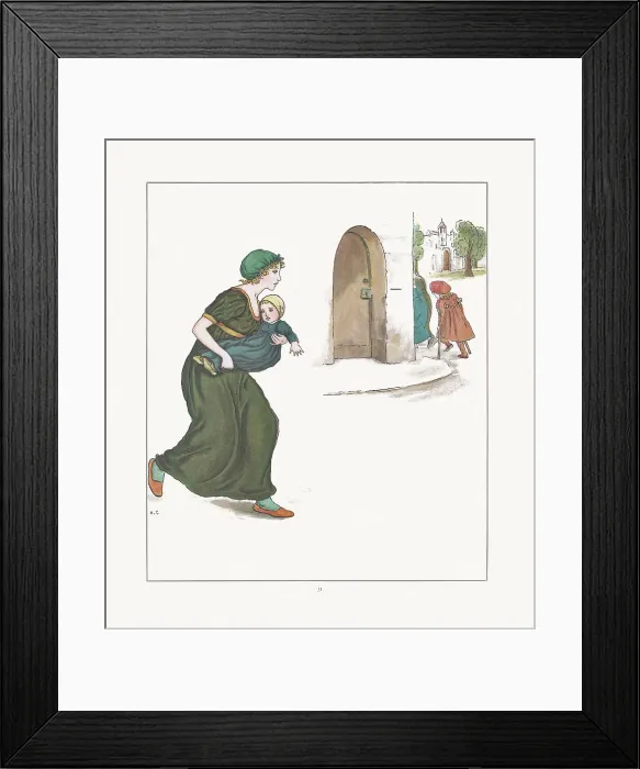 Framed Print : Kate Greenaway Framed Print : Kate Greenaway