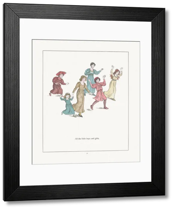Framed Print : Kate Greenaway Framed Print : Kate Greenaway