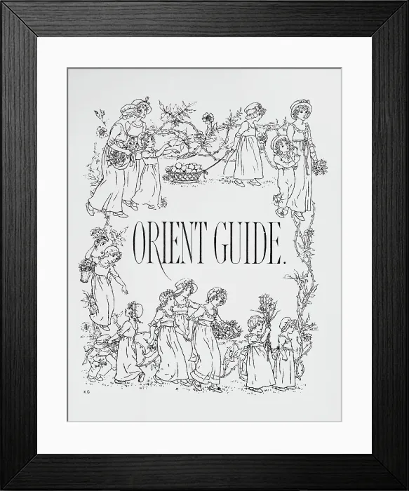 Framed Print : Kate Greenaway Framed Print : Kate Greenaway