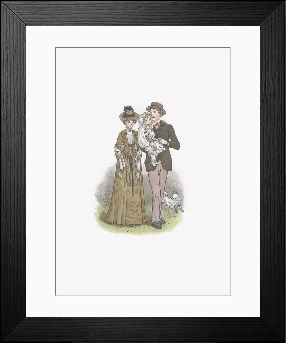 Framed Print : Kate Greenaway Framed Print : Kate Greenaway