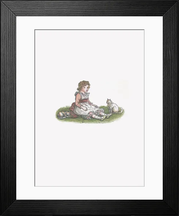 Framed Print : Kate Greenaway Framed Print : Kate Greenaway