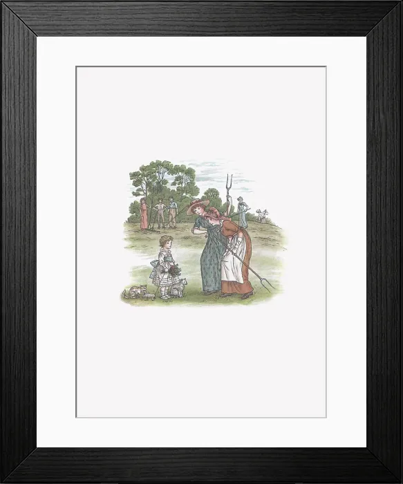 Framed Print : Kate Greenaway Framed Print : Kate Greenaway