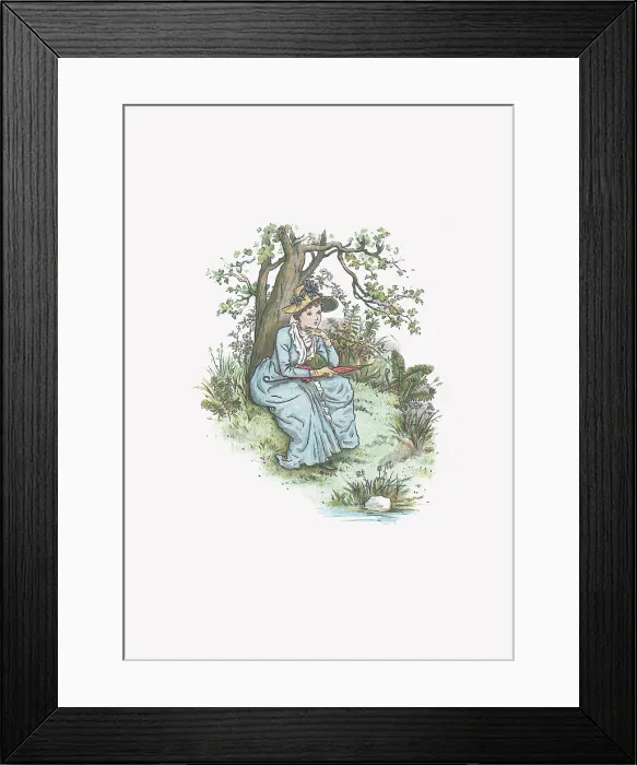 Framed Print : Kate Greenaway Framed Print : Kate Greenaway