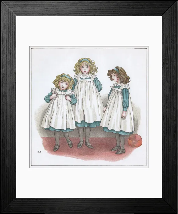 Framed Print : Kate Greenaway Framed Print : Kate Greenaway