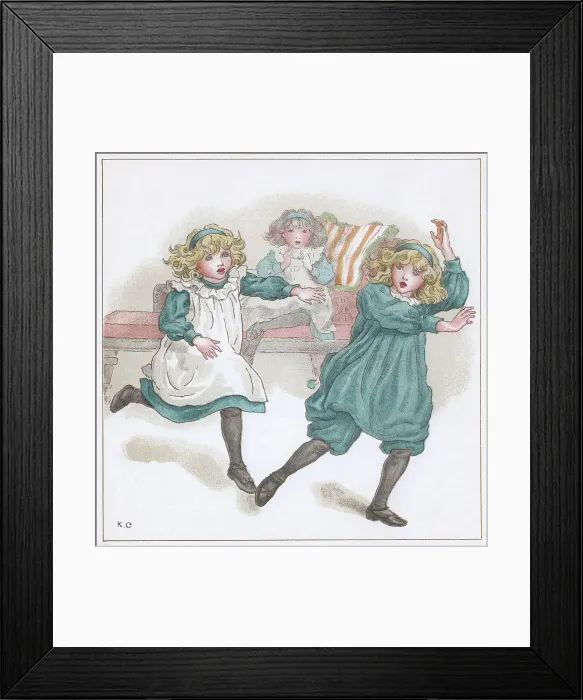 Framed Print : Kate Greenaway Framed Print : Kate Greenaway