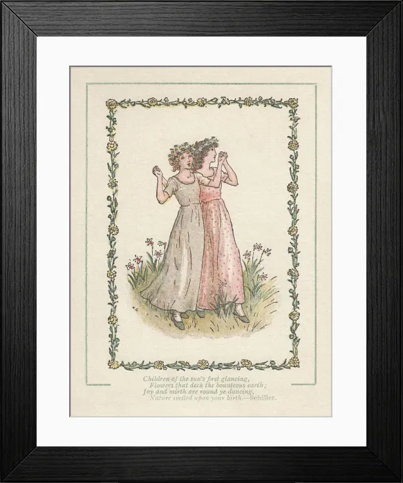 Framed Print : Kate Greenaway Framed Print : Kate Greenaway