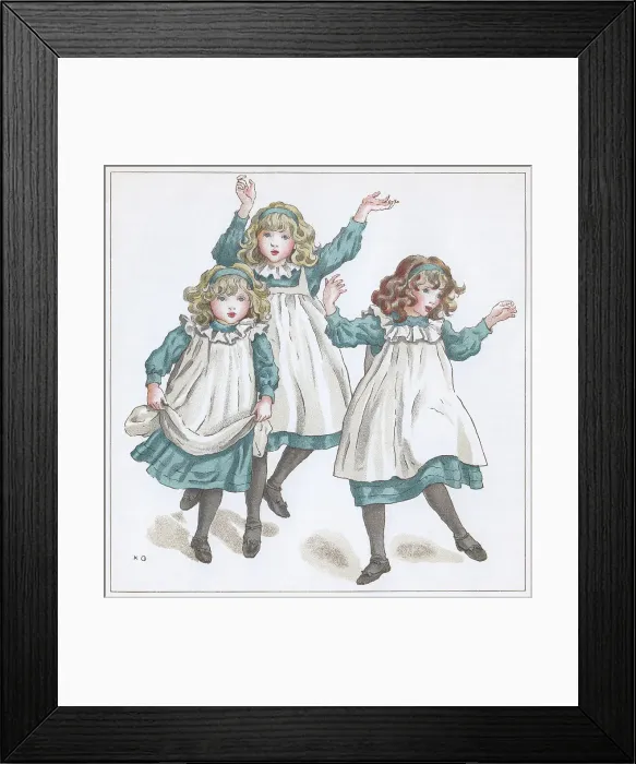 Framed Print : Kate Greenaway Framed Print : Kate Greenaway