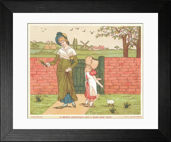 Framed Print : Kate Greenaway Framed Print : Kate Greenaway