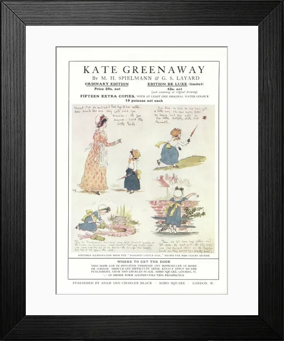 Framed Print : Kate Greenaway Framed Print : Kate Greenaway