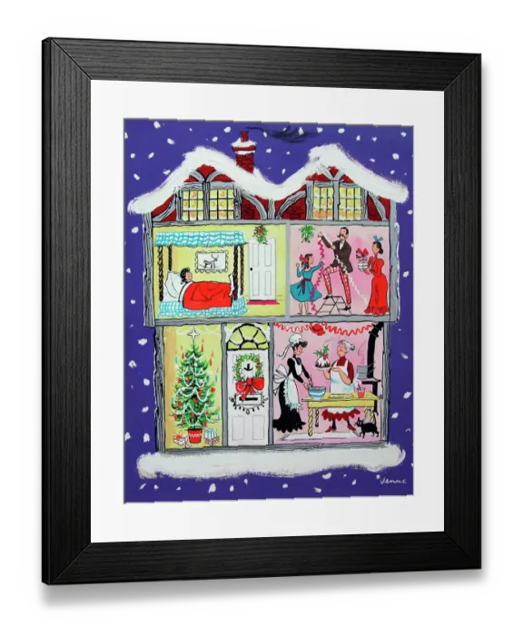 Framed Print : Christmas card Framed Print : Christmas card