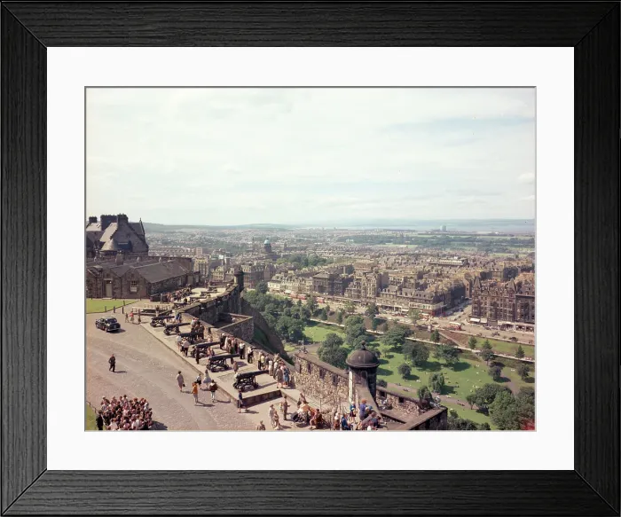 Framed Print : Edinburgh - The city from the castle Framed Print : Edinburgh - The city from the castle
