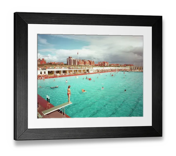 Framed Print : St. Annes-on-Sea - Swimming Pool Framed Print : St. Annes-on-Sea - Swimming Pool