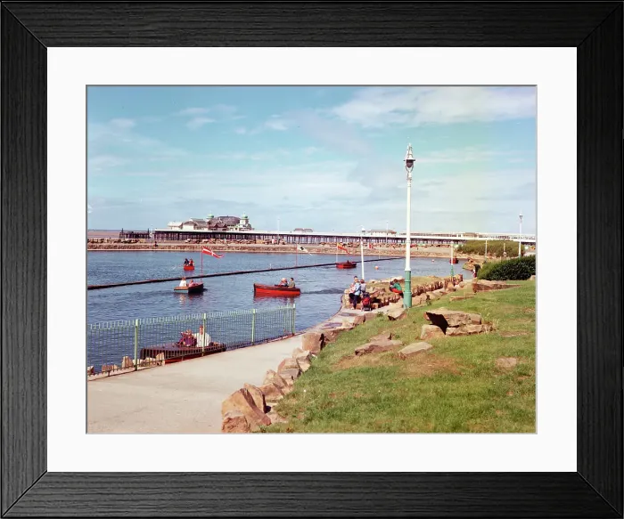 Framed Print : St. Annes-on-Sea - Boating Lake Framed Print : St. Annes-on-Sea - Boating Lake