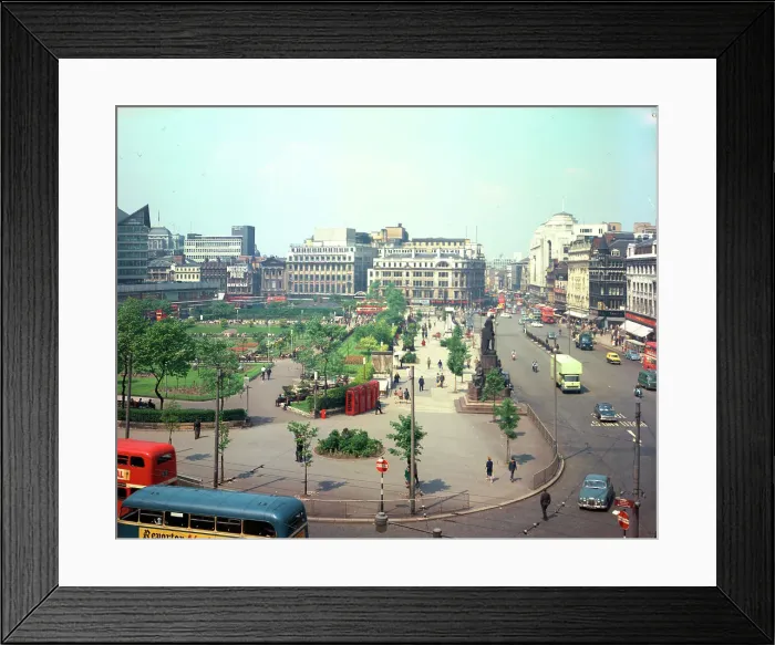 Framed Print : Manchester - Piccadilly Framed Print : Manchester - Piccadilly