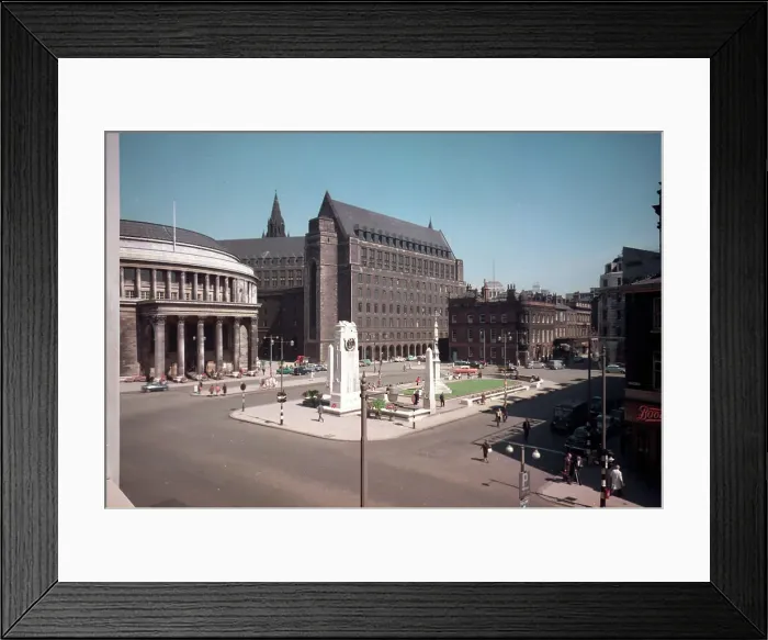 Framed Print : Manchester - St. Peter's Square and Reference Library Framed Print : Manchester - St. Peter's Square and Reference Library