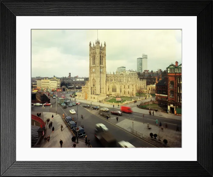 Framed Print : Manchester - The Cathedral Framed Print : Manchester - The Cathedral