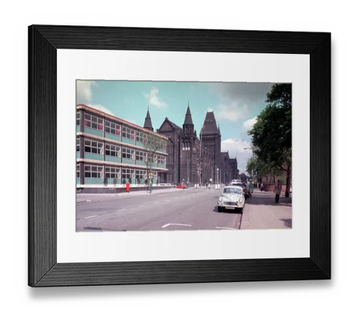 Framed Print : Manchester - Owens College, Oxford Road Framed Print : Manchester - Owens College, Oxford Road