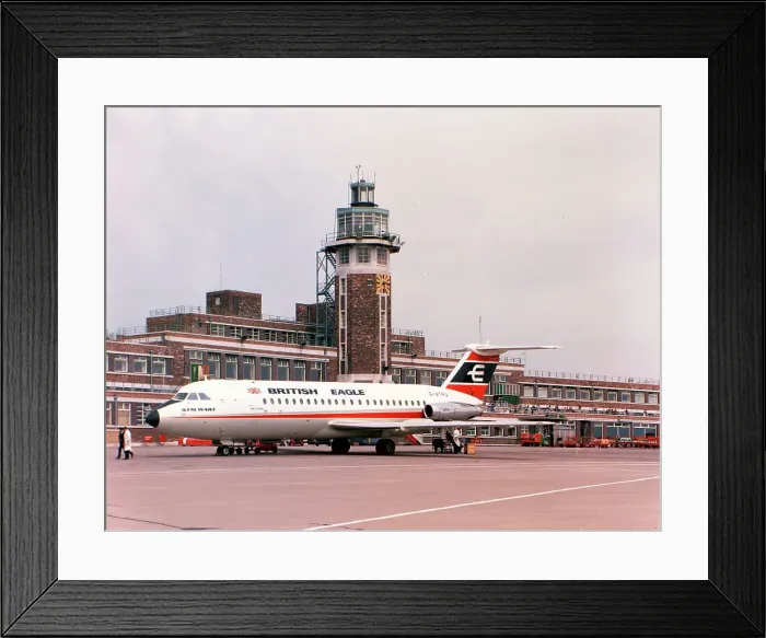 Framed Print : Liverpool - British Eagle airliner at the airport Framed Print : Liverpool - British Eagle airliner at the airport