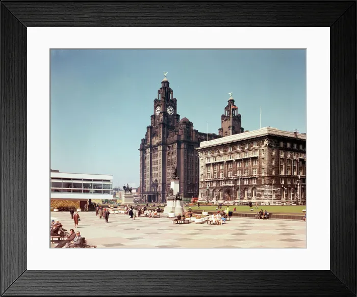 Framed Print : Liverpool - The Royal Liver Building Framed Print : Liverpool - The Royal Liver Building