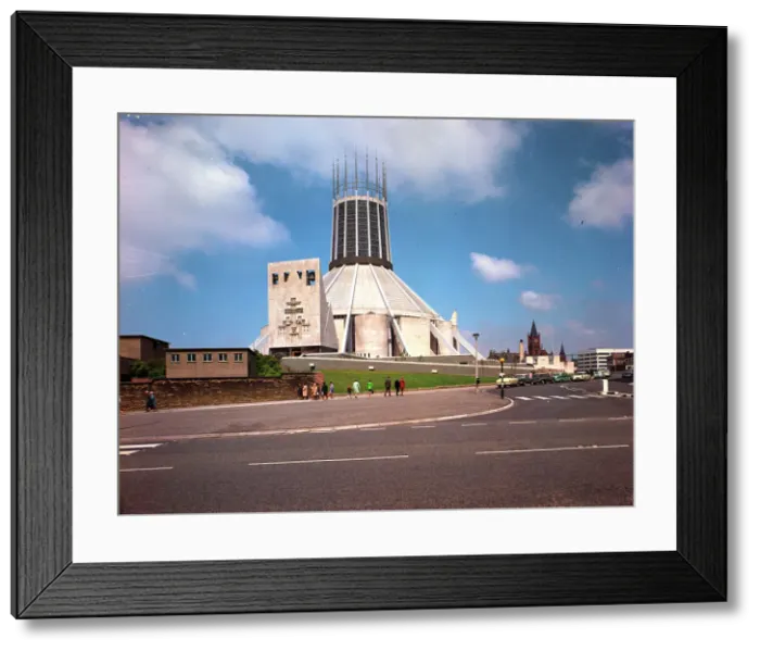 Framed Print : Liverpool - Metropolitan Cathedral Framed Print : Liverpool - Metropolitan Cathedral