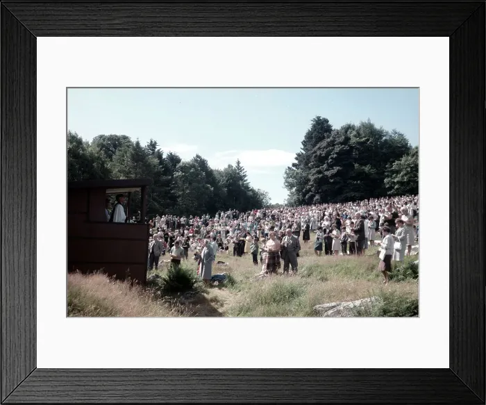 Framed Print : Kirk Bradden - Open Air Service Framed Print : Kirk Bradden - Open Air Service