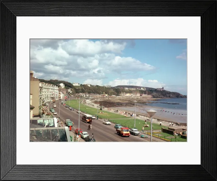 Framed Print : Douglas - Queen's Promenade Framed Print : Douglas - Queen's Promenade