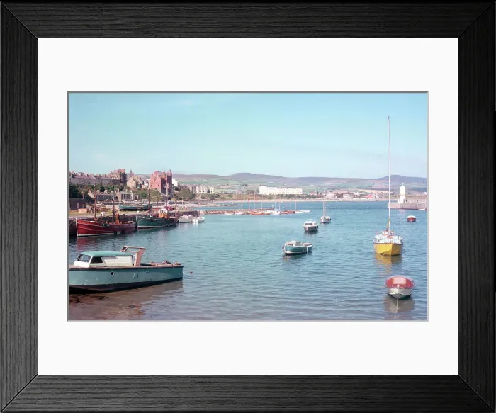 Framed Print : Port St. Mary - The harbour Framed Print : Port St. Mary - The harbour