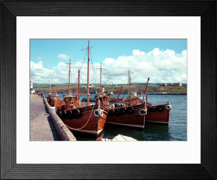 Framed Print : Peel - Herring boats Framed Print : Peel - Herring boats