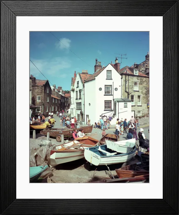 Framed Print : Robin Hood's Bay - The Dock Framed Print : Robin Hood's Bay - The Dock