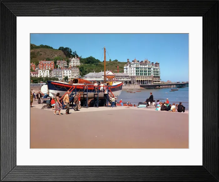 Framed Print : Llandudno - Lifeboat Framed Print : Llandudno - Lifeboat