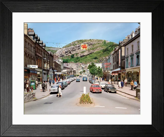 Framed Print : Llandudno - Mostyn Street Framed Print : Llandudno - Mostyn Street