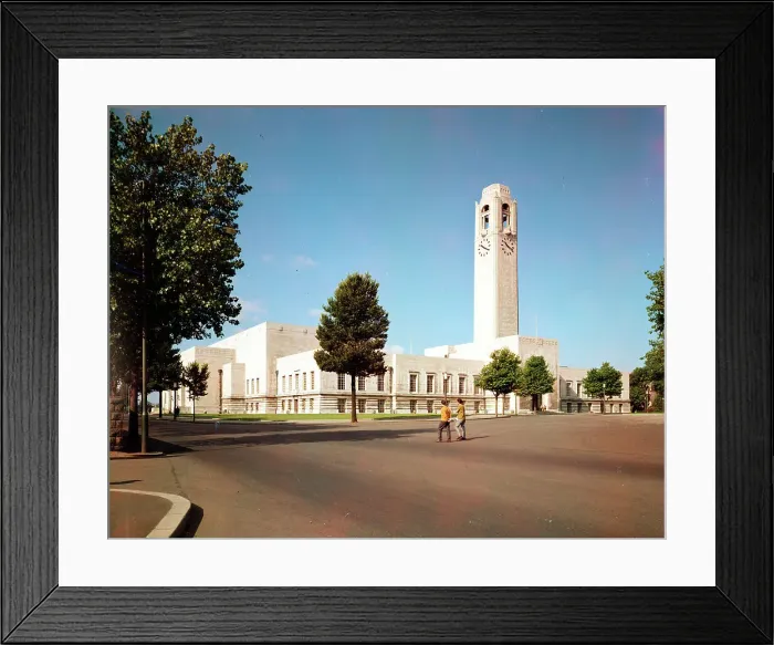 Framed Print : Swansea - The Civic Centre Framed Print : Swansea - The Civic Centre