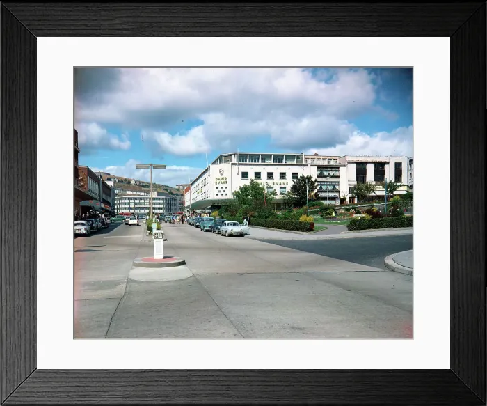 Framed Print : Swansea - Town centre Framed Print : Swansea - Town centre