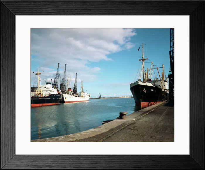 Framed Print : Swansea - The docks