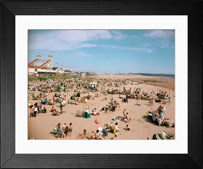 Framed Print : Porthcawl - The sands, Coney Beach Framed Print : Porthcawl - The sands, Coney Beach