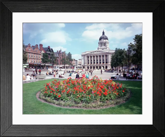 Framed Print : Nottingham - The City Centre Framed Print : Nottingham - The City Centre