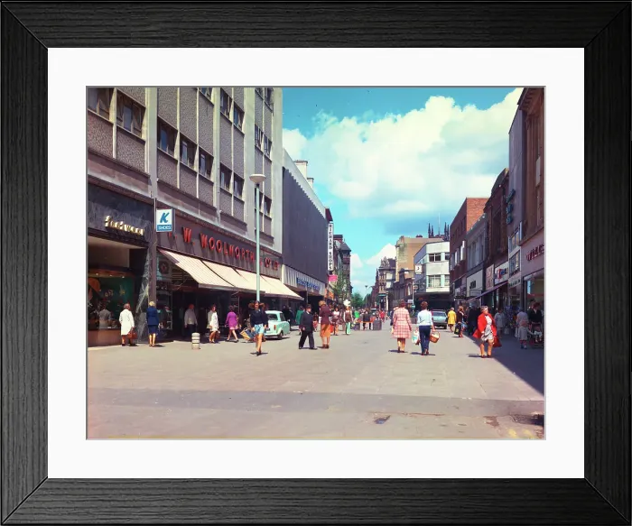 Framed Print : Wolverhampton - Dudley Street Framed Print : Wolverhampton - Dudley Street