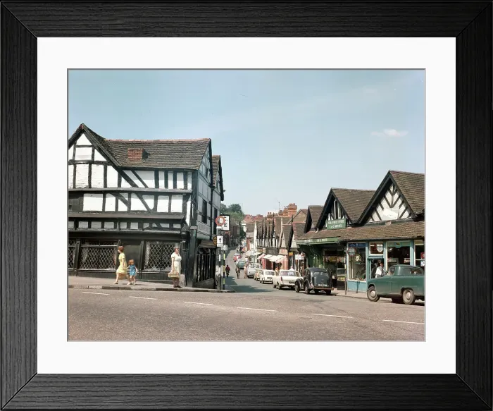 Framed Print : Droitwich - High Street Framed Print : Droitwich - High Street