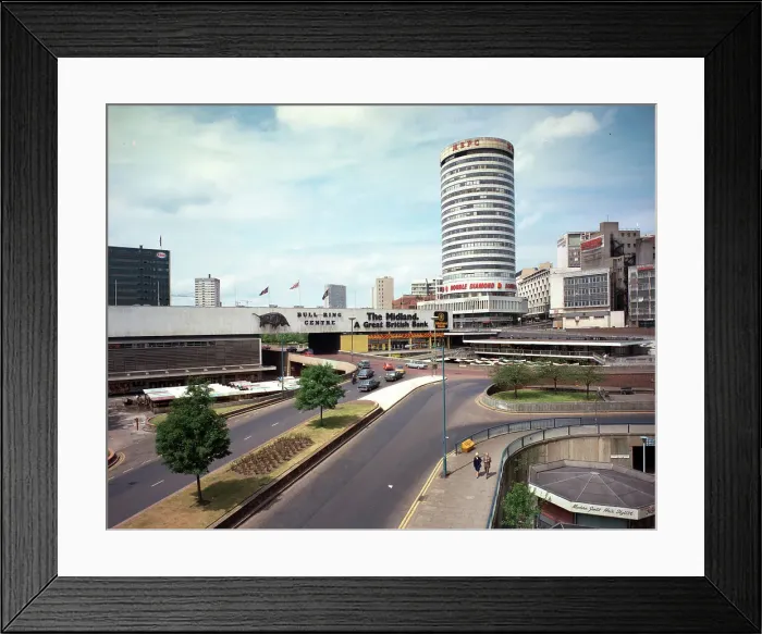 Framed Print : Birmingham - Bull Ring Centre Framed Print : Birmingham - Bull Ring Centre