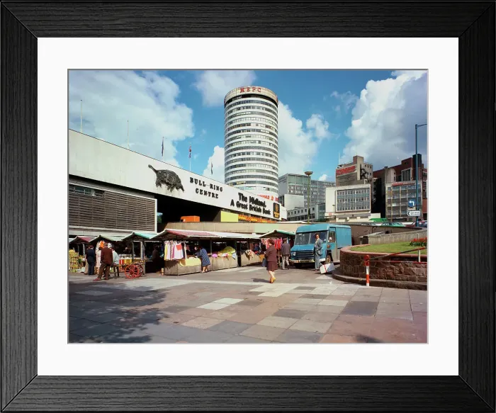 Framed Print : Birmingham - Bull Ring Centre Framed Print : Birmingham - Bull Ring Centre