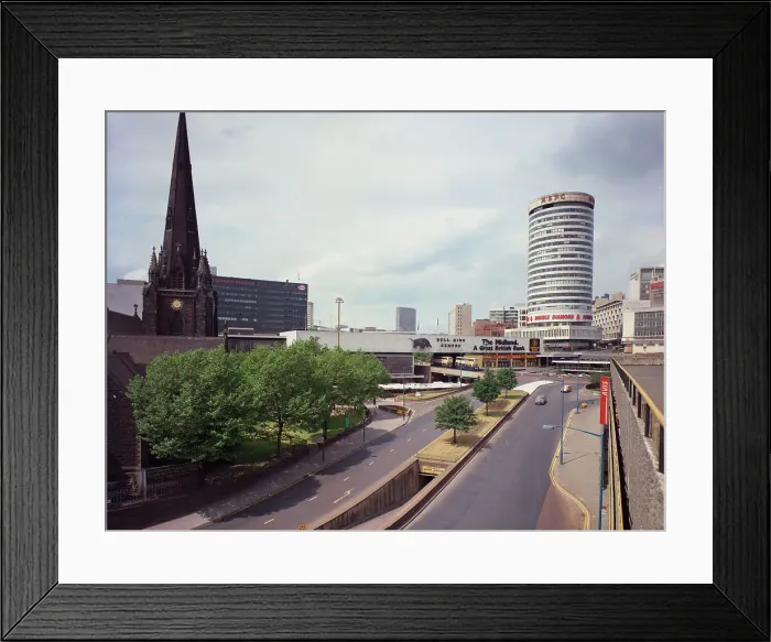 Framed Print : Birmingham - Bull Ring Centre Framed Print : Birmingham - Bull Ring Centre