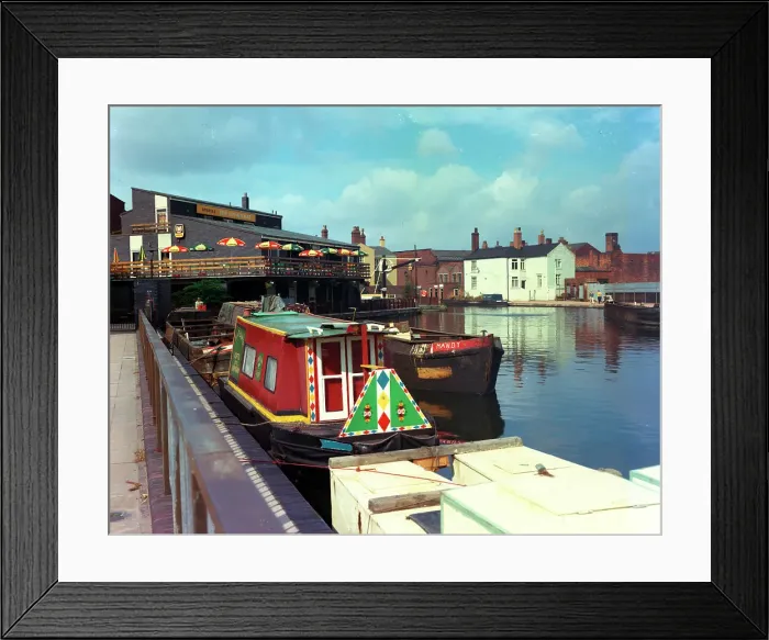 Framed Print : Birmingham - Gas Street Basin Framed Print : Birmingham - Gas Street Basin